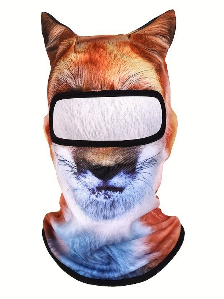 Fox Classic animal-print full-head mask